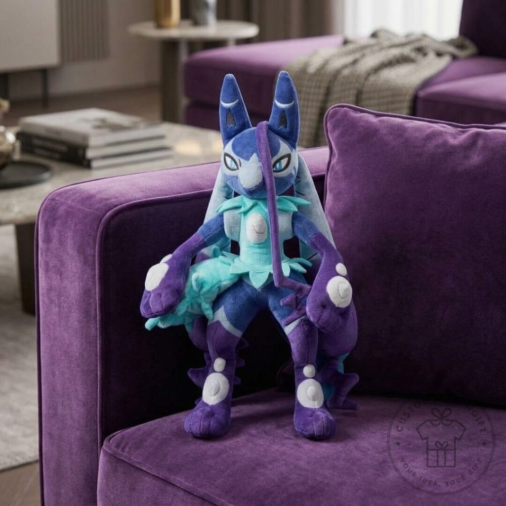 "Must-Have Collectible Plush Toys: Mega Lucario, Dragonite, Oogie Boogie" 3 Plush Shiny Mega Lucario Z Roy Stuffed Animal Toy