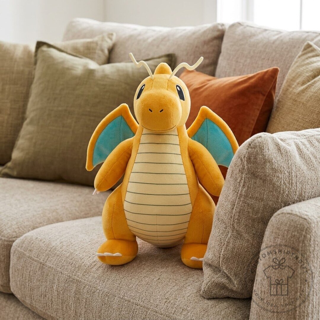 Dragonite Plush Stuffed Animal Soft Toy 12 Dragonite Plush Stuffed Animal Soft Toy