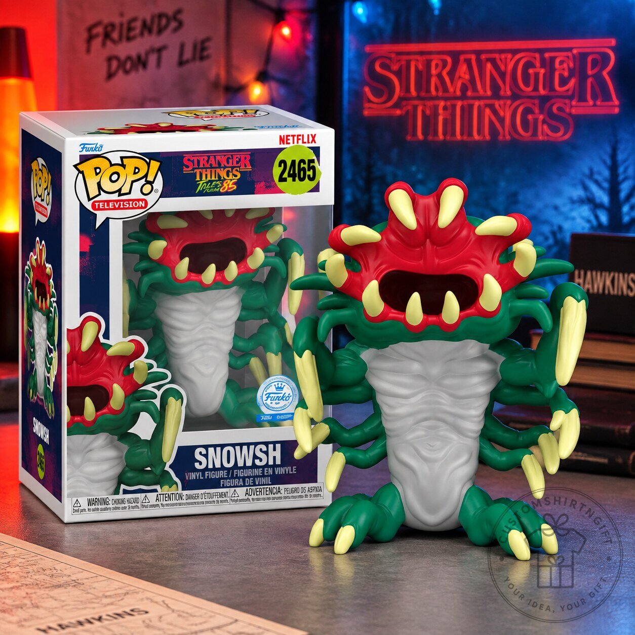 Funko Pop Netflix Stranger Things Snowshark Vinyl Figure Collectible Toy