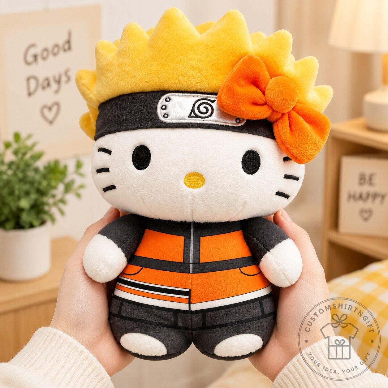 Naruto x Hello Kitty Plush Stuffed Animal Soft Toy 9 Naruto x Hello Kitty Plush Stuffed Animal Soft Toy