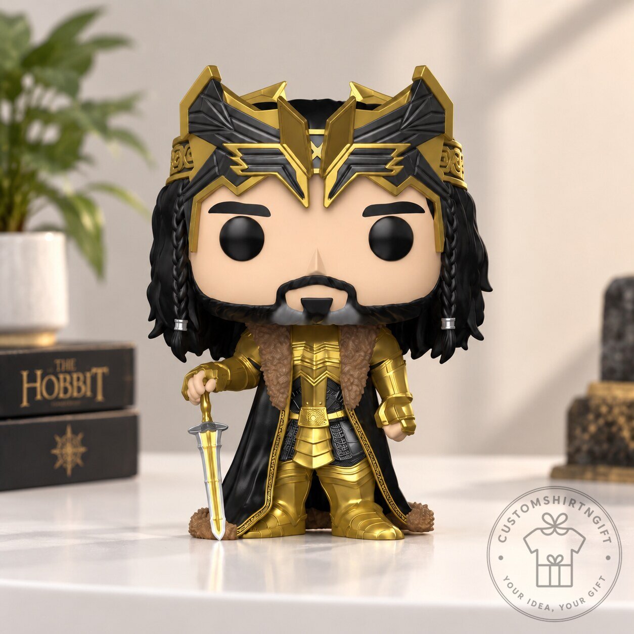 Funko Pop Movies The Hobbit Thorin Oakenshield Metallic Vinyl Figure 2187