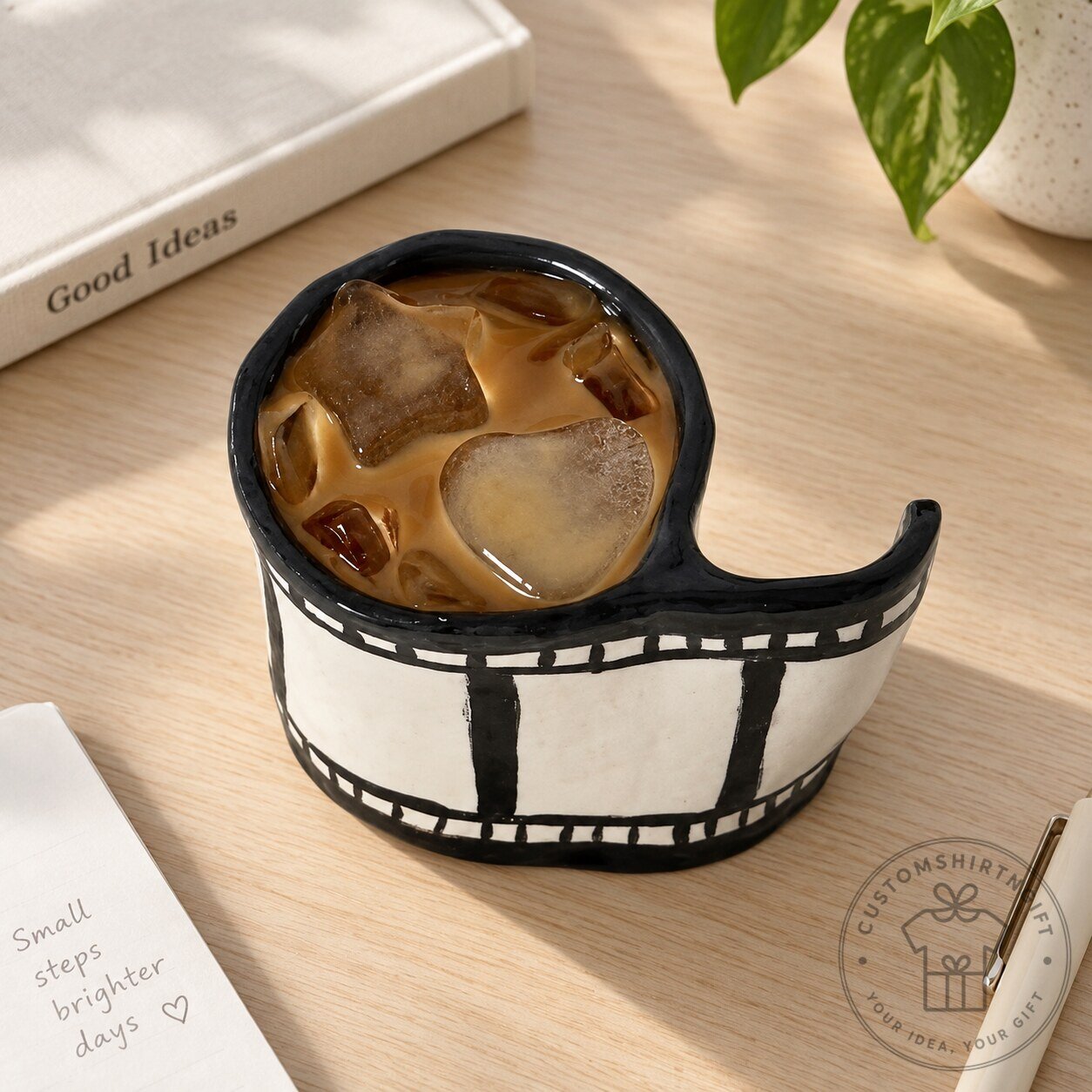 Creative Film Reel Ceramic Coffee Mug