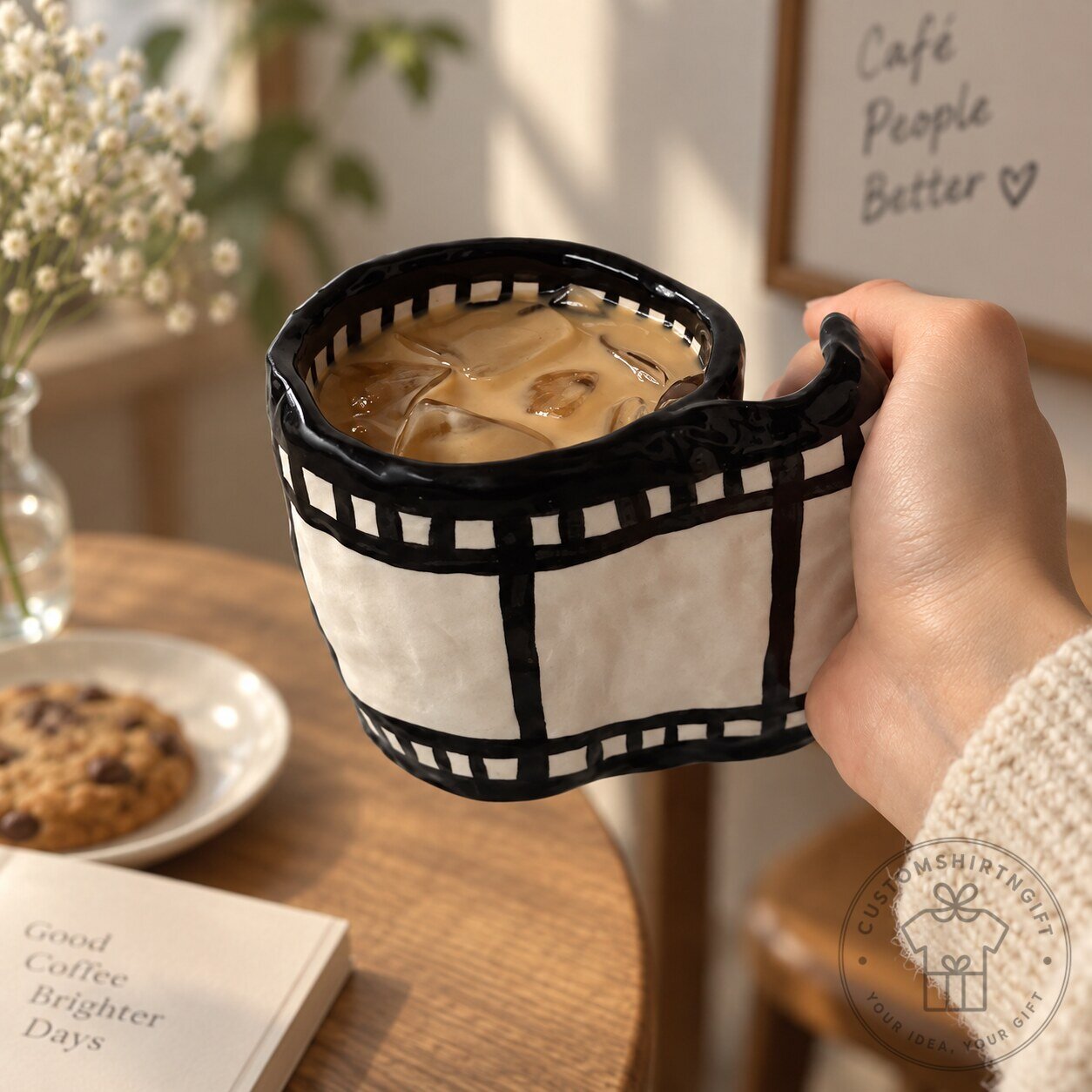 Creative Film Reel Ceramic Coffee Mug 8 Creative Film Reel Ceramic Coffee Mug