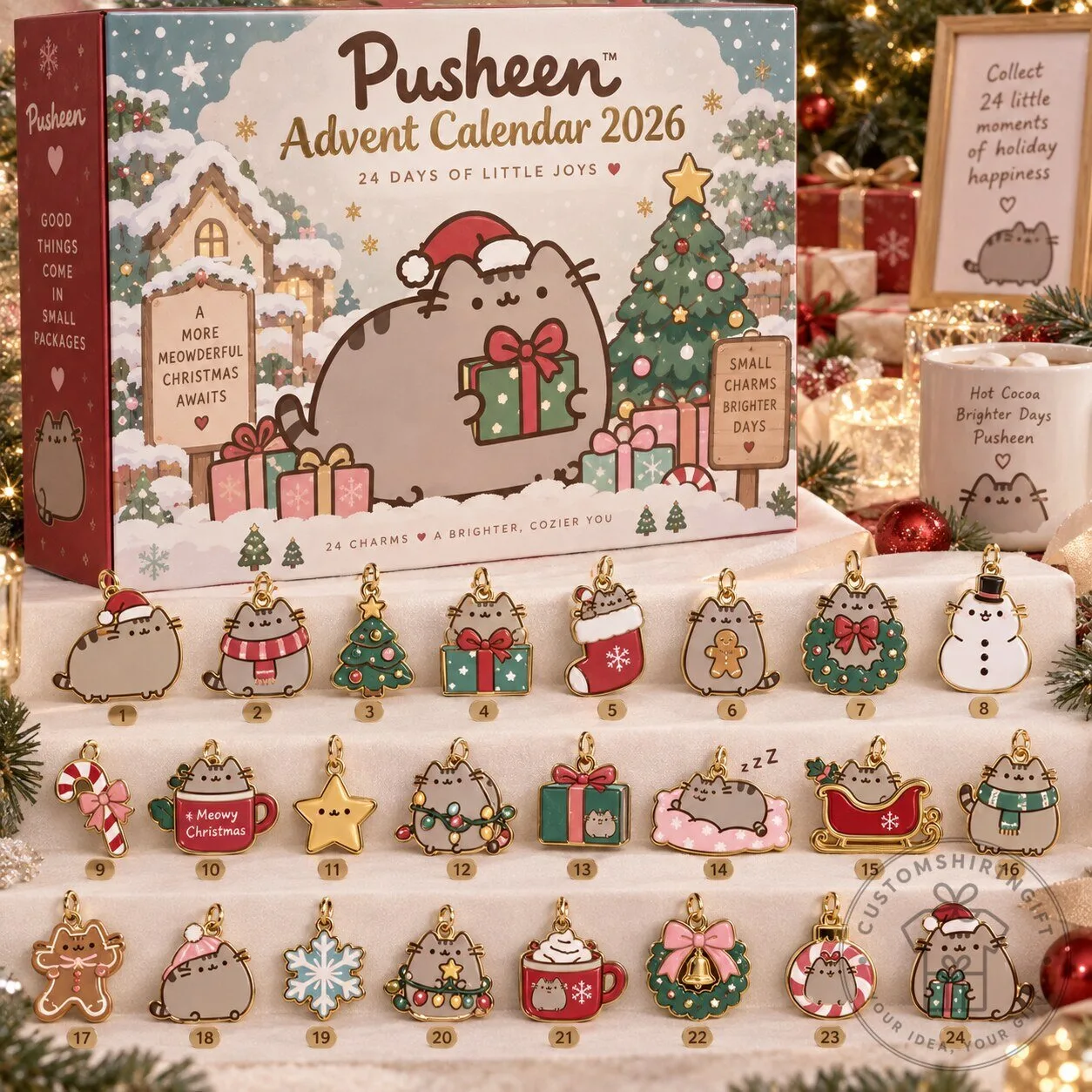 Pusheen Advent Calendar 2026 24 Days Christmas Countdown