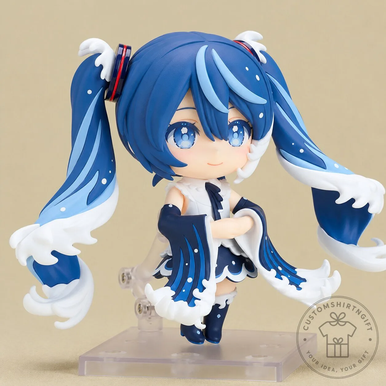 Hatsune Miku Blue Wave Chibi Anime Figure Cute Vocaloid PVC Collectible Toy 8 Hatsune Miku Blue Wave Chibi Anime Figure Cute Vocaloid PVC Collectible Toy