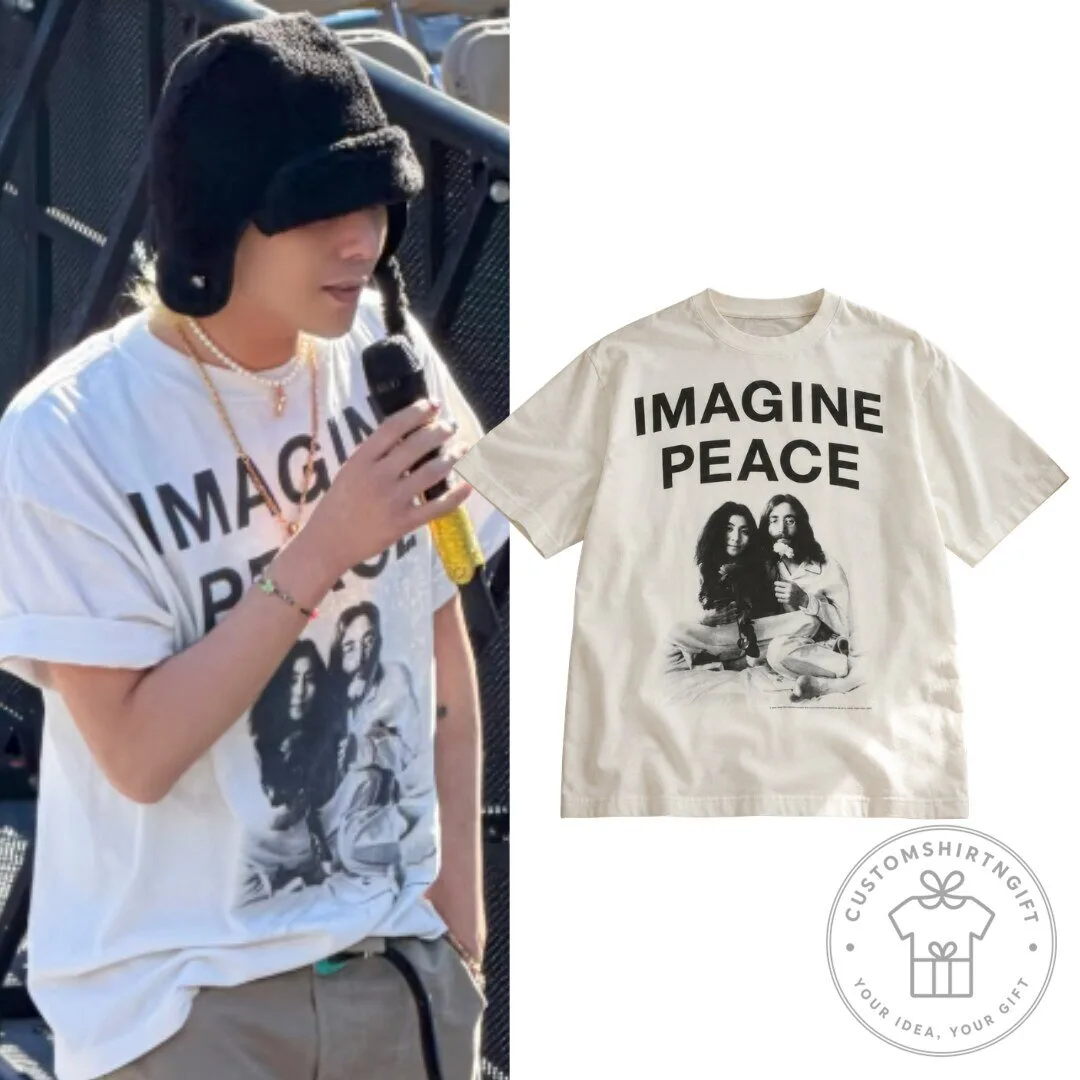 GDRAGON Imagine Peace T Shirt