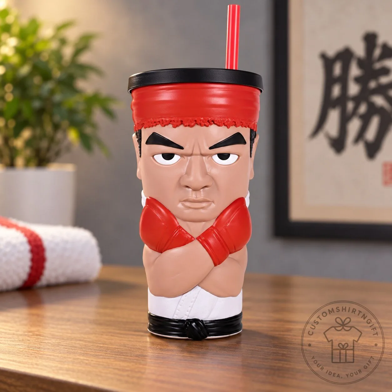 Street Fighter Ryu Character Tumbler Cup 6 Street Fighter Ryu Character Tumbler Cup