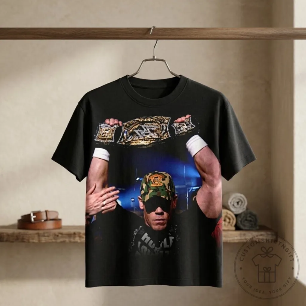 John Cena WWE World Heavyweight Championship T Shirt