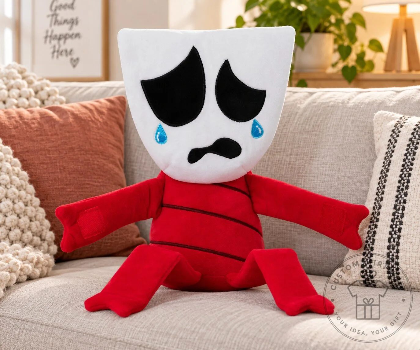 Gangle Plush The Amazing Digital Circus Sad Mask 8 Gangle Plush The Amazing Digital Circus Sad Mask