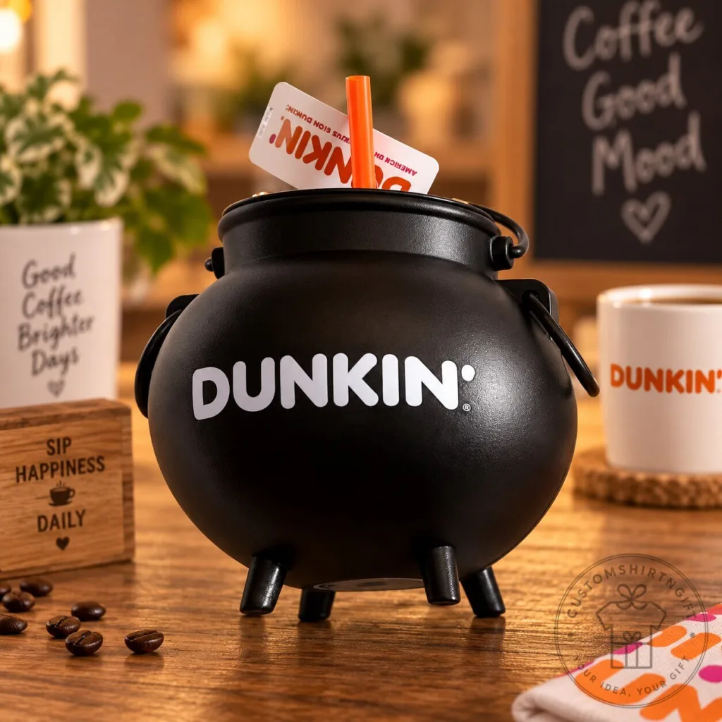 "Enchanting Dunkin Black Cauldron Mug: Perfect Ceramic Coffee Cup for You" 3 Dunkin Black Cauldron Mug Coffee Cup Ceramic Pot