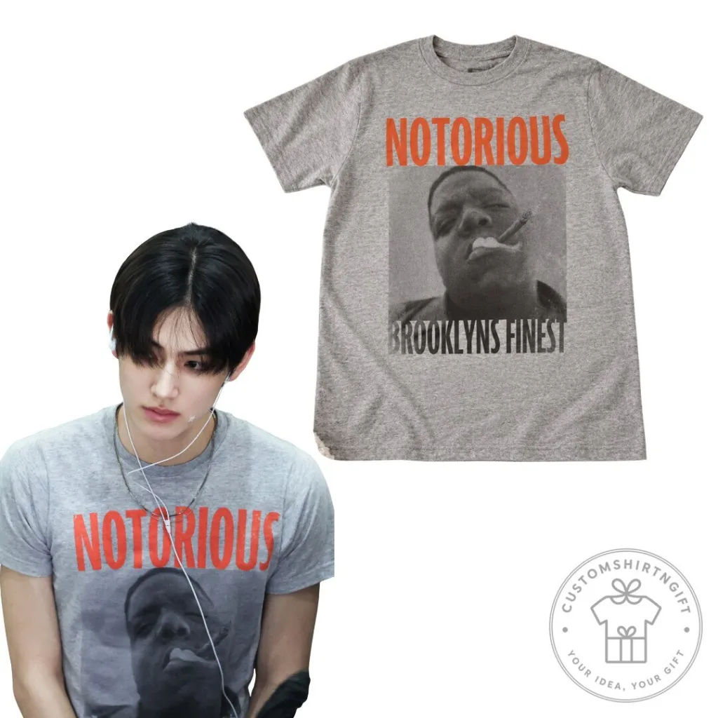 "Shop Cortis Seonghyeon Airport's Iconic Notorious BIG Brooklyn T-Shirt" 1 Cortis Seonghyeon Airport Notorious Big Brooklyn T Shirt
