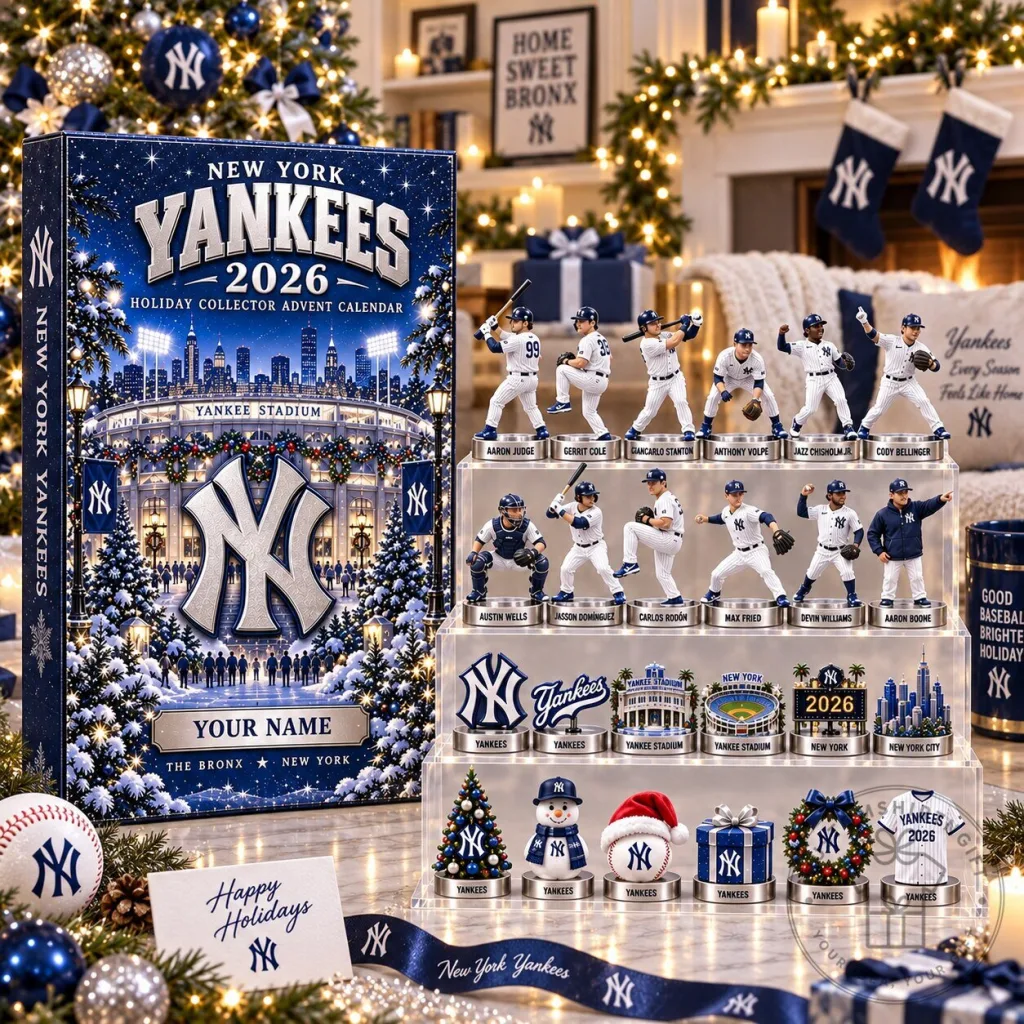 "Unwrap the Holidays with 2026 New York Yankees Advent Calendar" 11 New York Yankees 2026 Holiday Collector Advent Calendar MLB Team
