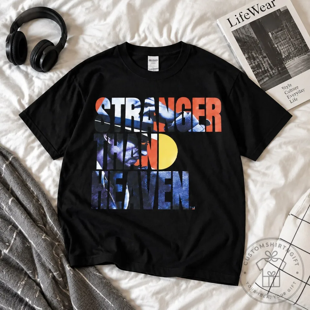 "Stranger Than Heaven SEGA Tokyo Game Show T-Shirt: Must-Have Graphic Tee" 7 Stranger Than Heaven SEGA Tokyo Game Show Graphic T Shirt