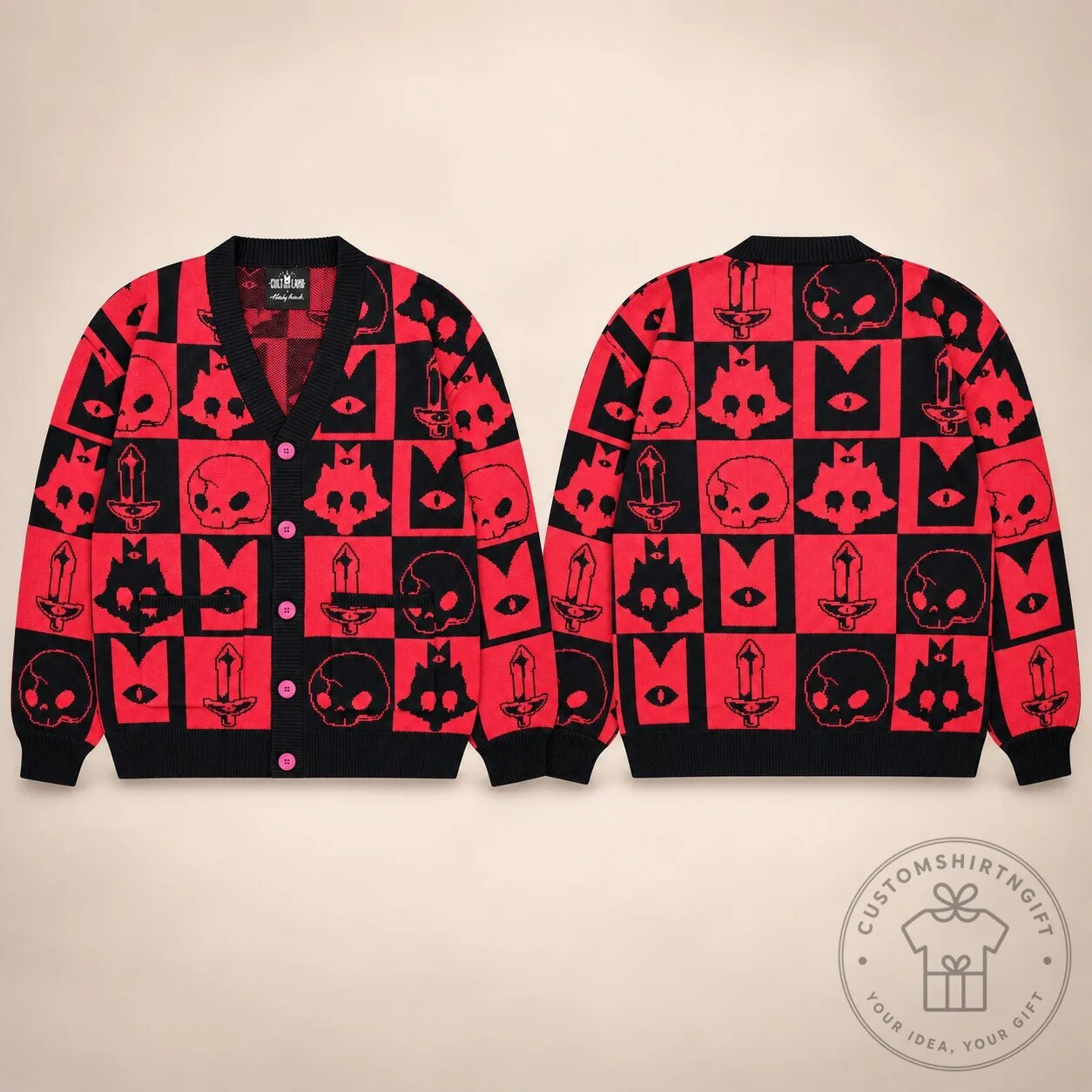 Cult of the Lamb Cardigan Sweater