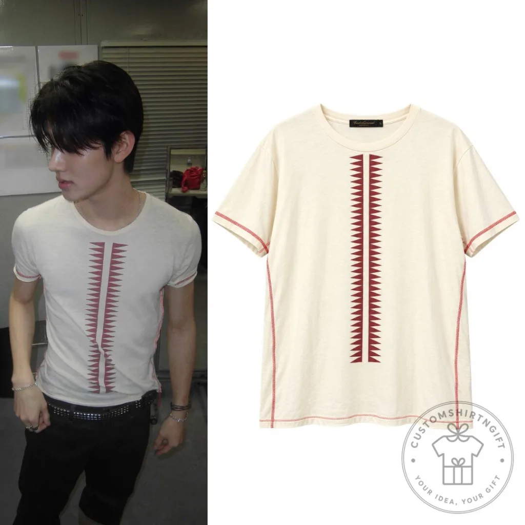 Cortis Seonghyeon Undercover ERD saitos Cream Graphic T Shirt