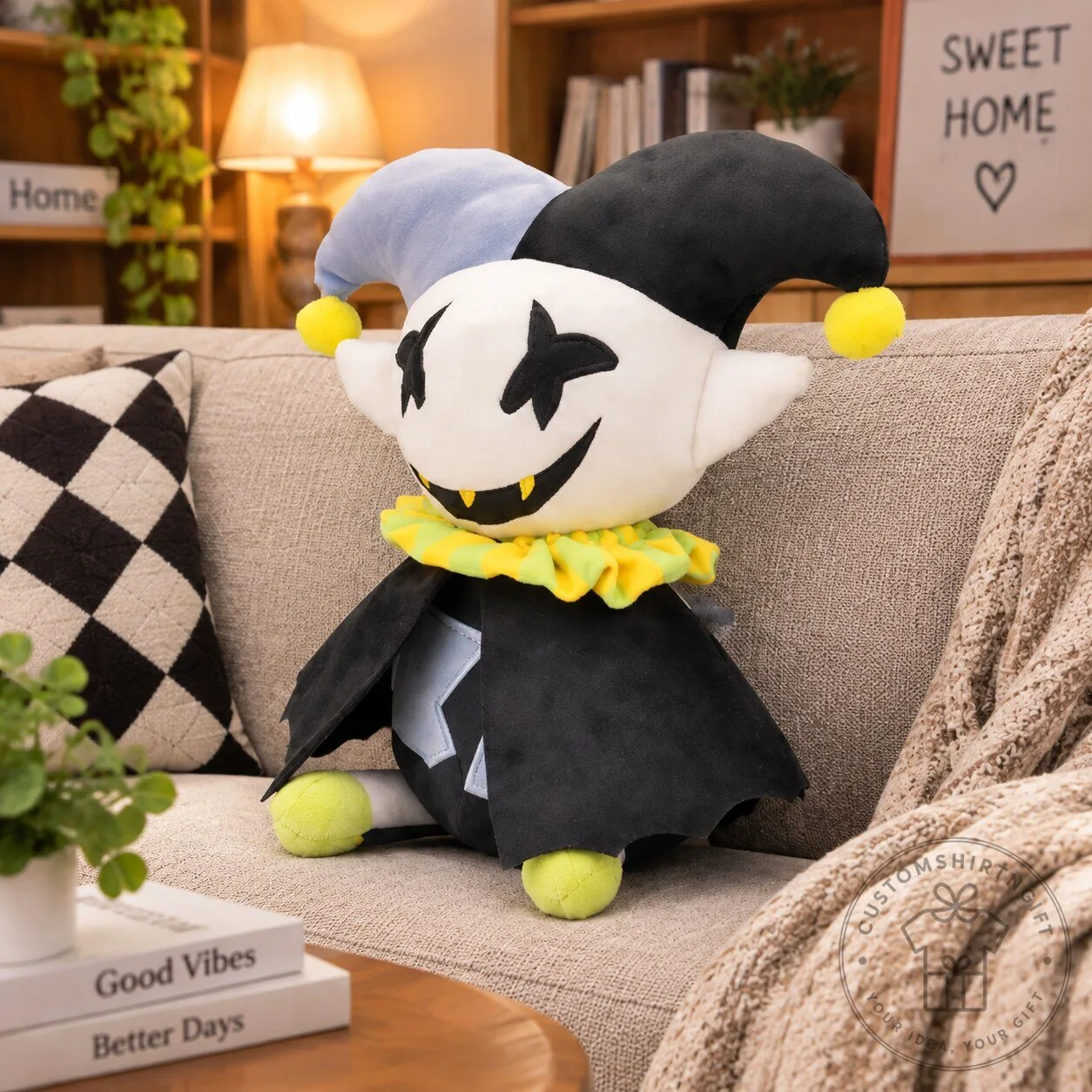 Jevil Plush Deltarune Jester Stuffed Toy 8 Jevil Plush Deltarune Jester Stuffed Toy