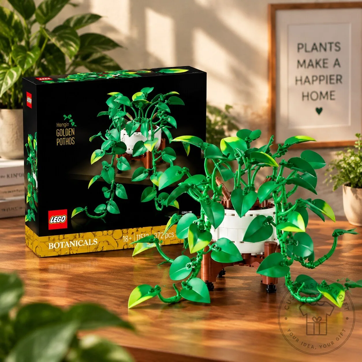 LEGO Hanging Golden Pothos Botanicals Collection Building Kit Plant Toy