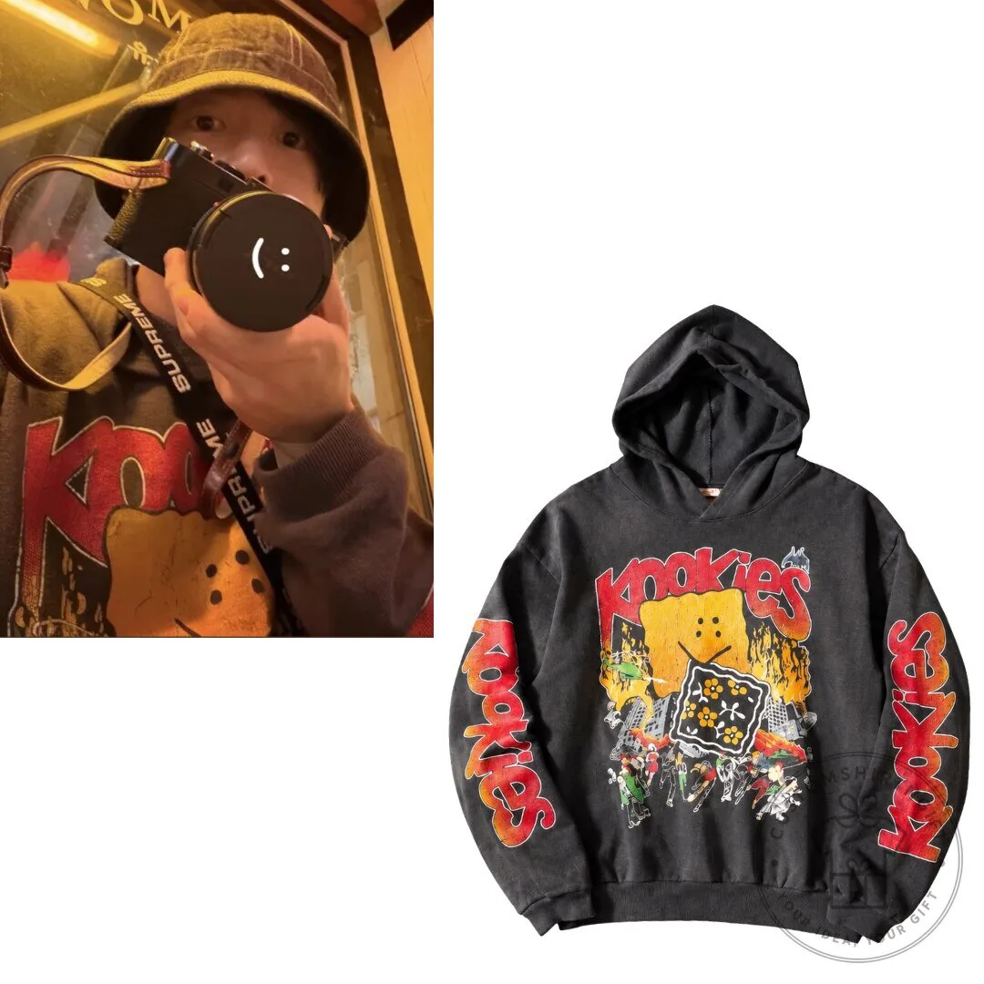 BTS Jungkook Kapital SWT Kookies Hoodie - Customshirtngift
