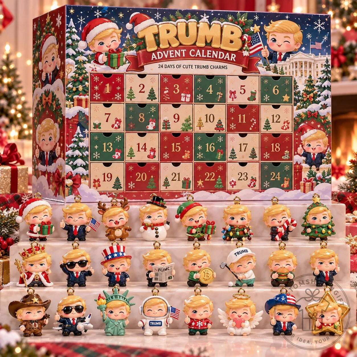Donald Trump 2026 Advent Calendar 24 Days Christmas Countdown