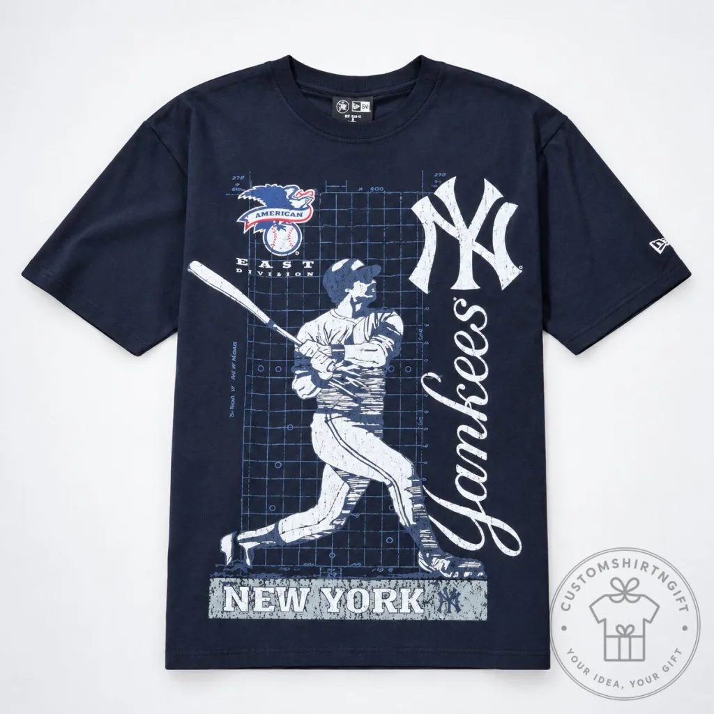 "Shop Authentic New York Yankees Navy MLB Graphic T-Shirt Now" 17 New York Yankees MLB Graphic T Shirt Navy Baseball Fan Apparel