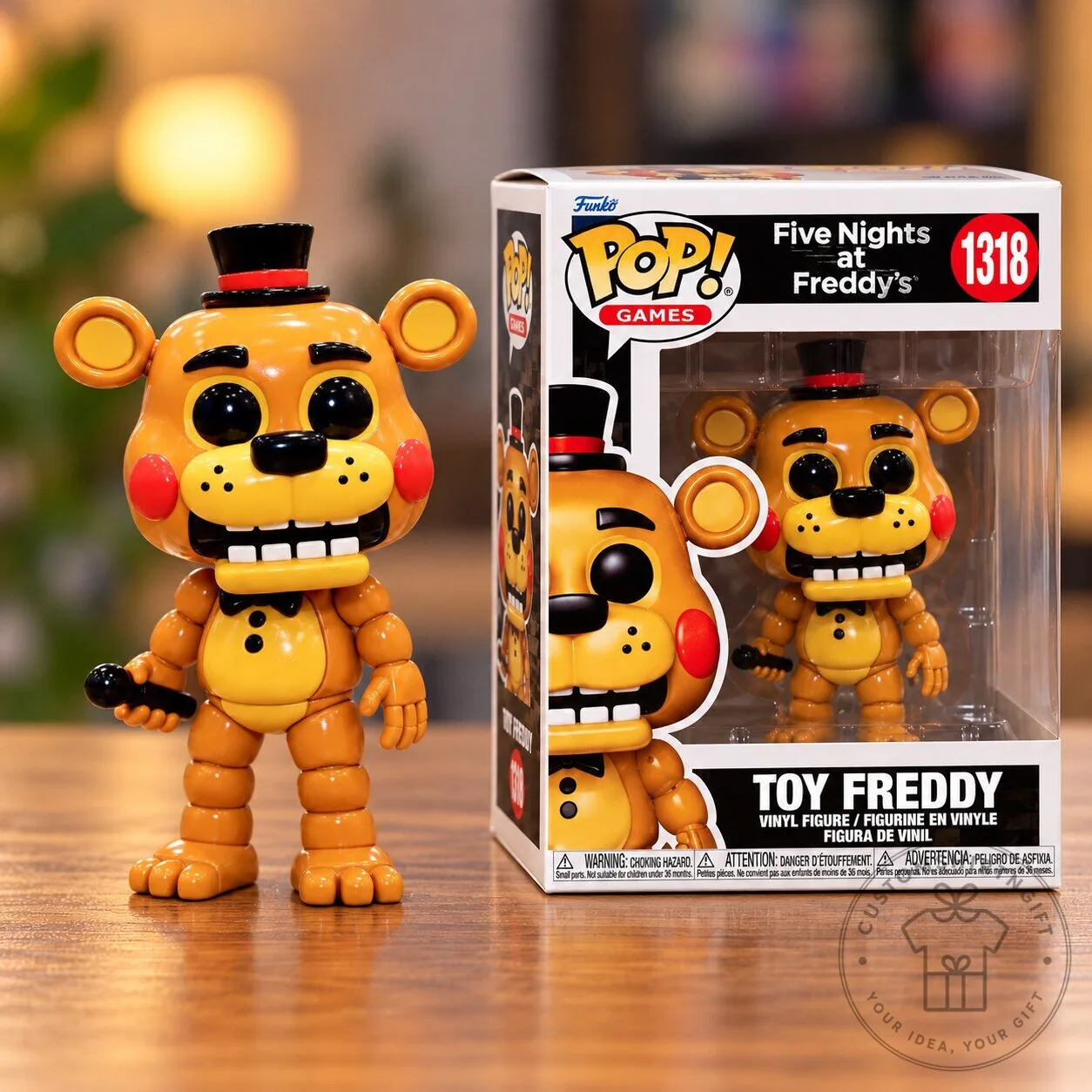 Funko Pop Games Five Nights at Freddys Toy Freddy Vinyl Figure Collectible
