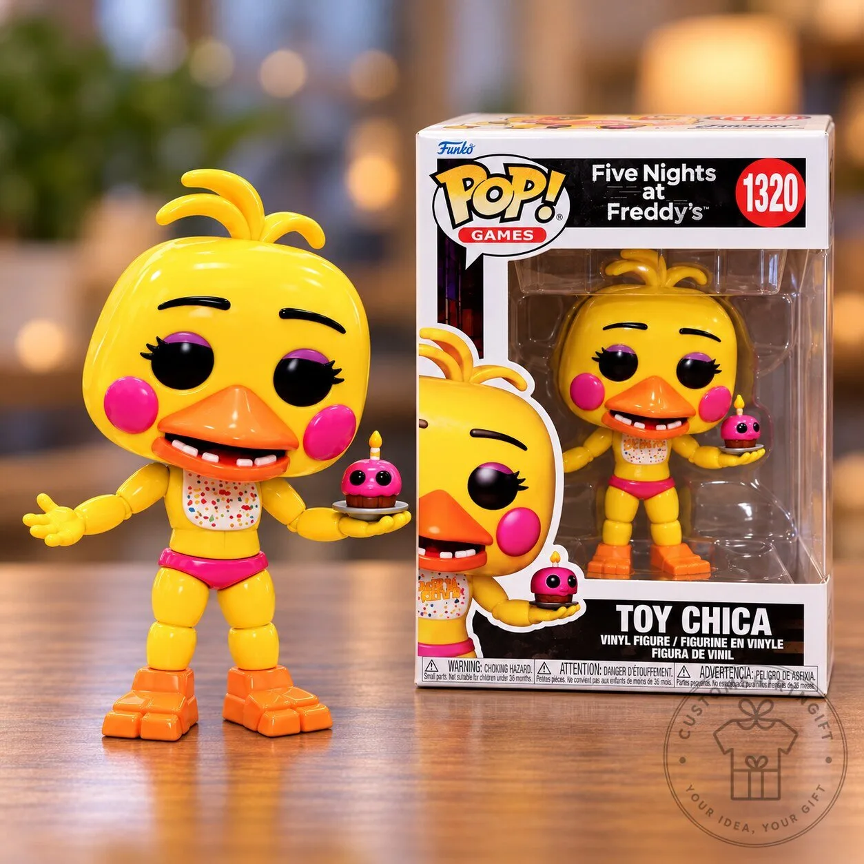 Funko Pop Games Five Nights at Freddys Toy Chica Vinyl Figure Collectible