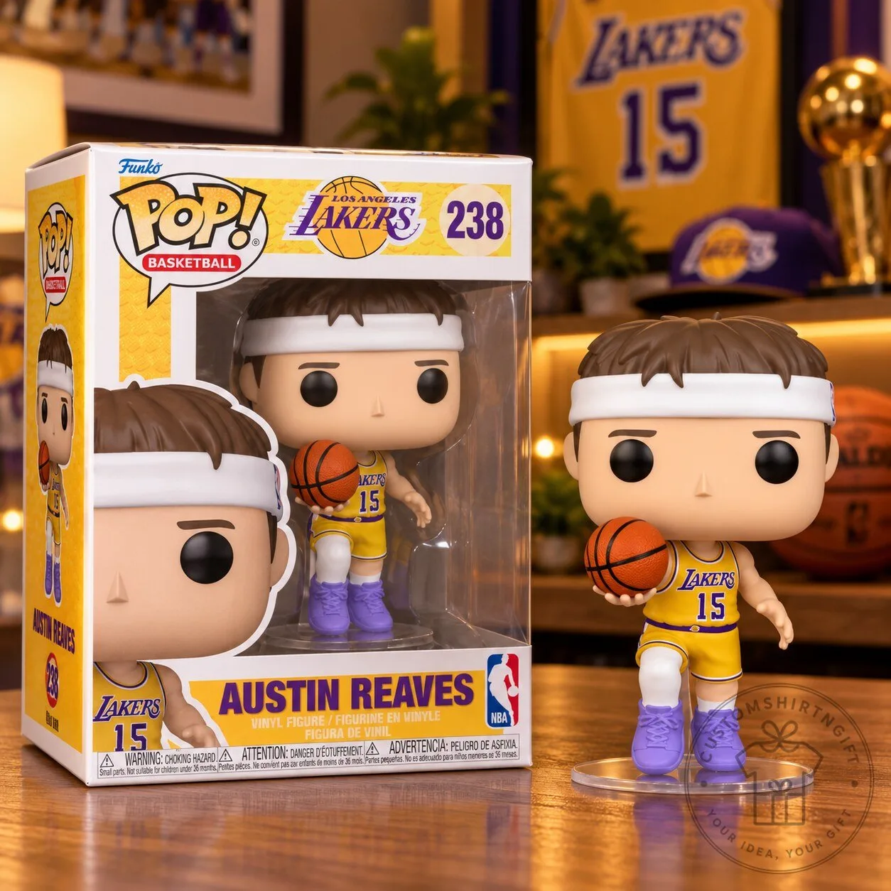 Funko Pop Basketball Austin Reaves Los Angeles Lakers Vinyl Figure