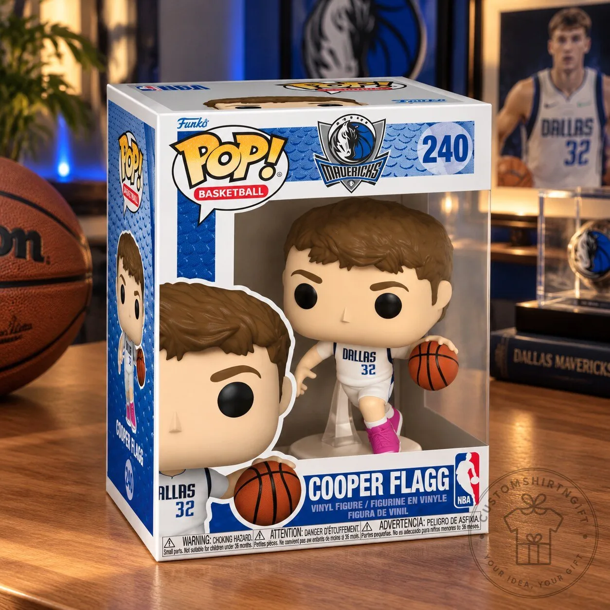 Funko Pop Basketball Cooper Flagg Dallas Mavericks Vinyl Figure 9 Funko Pop Basketball Cooper Flagg Dallas Mavericks Vinyl Figure