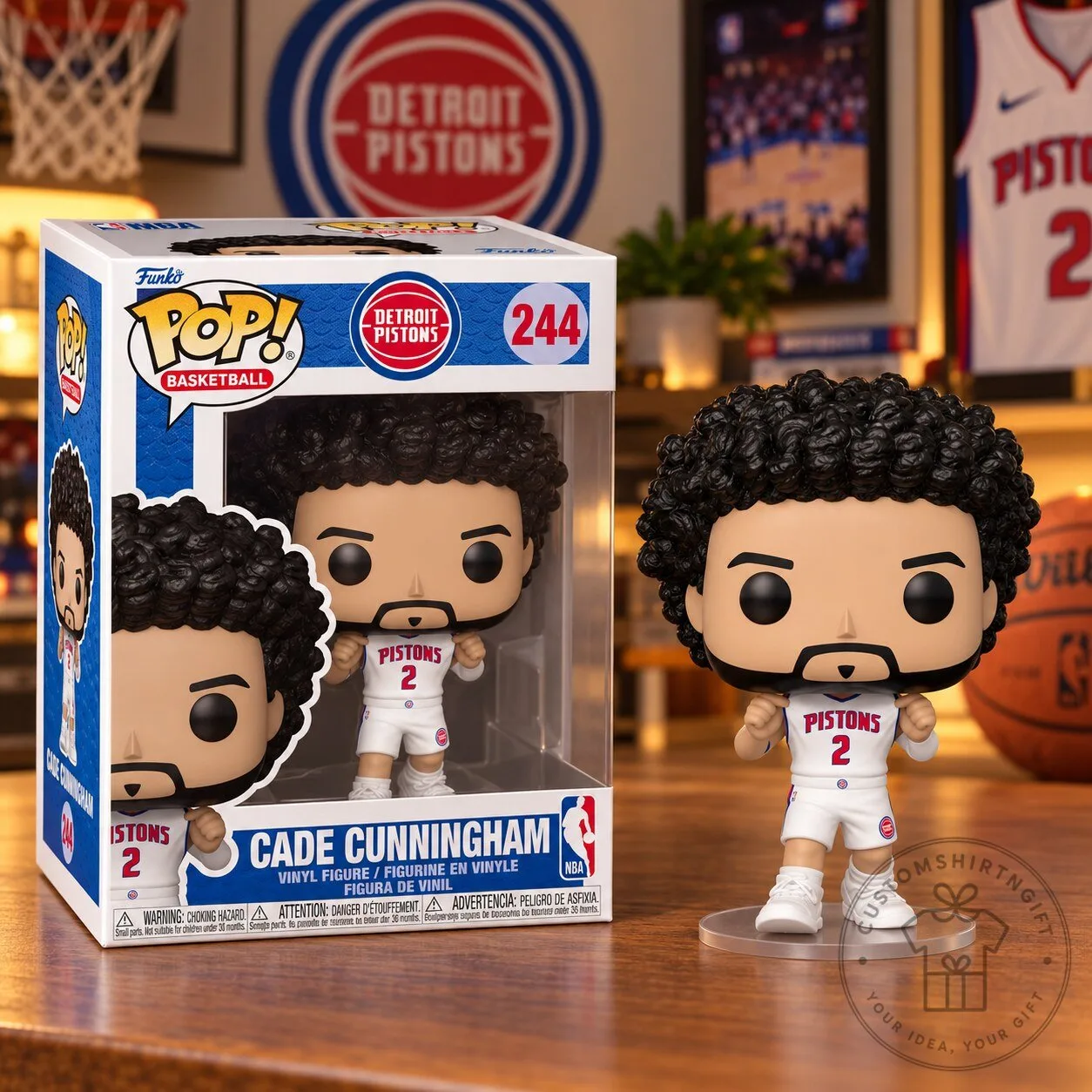 Funko Pop Basketball Cade Cunningham Detroit Pistons Vinyl Figure