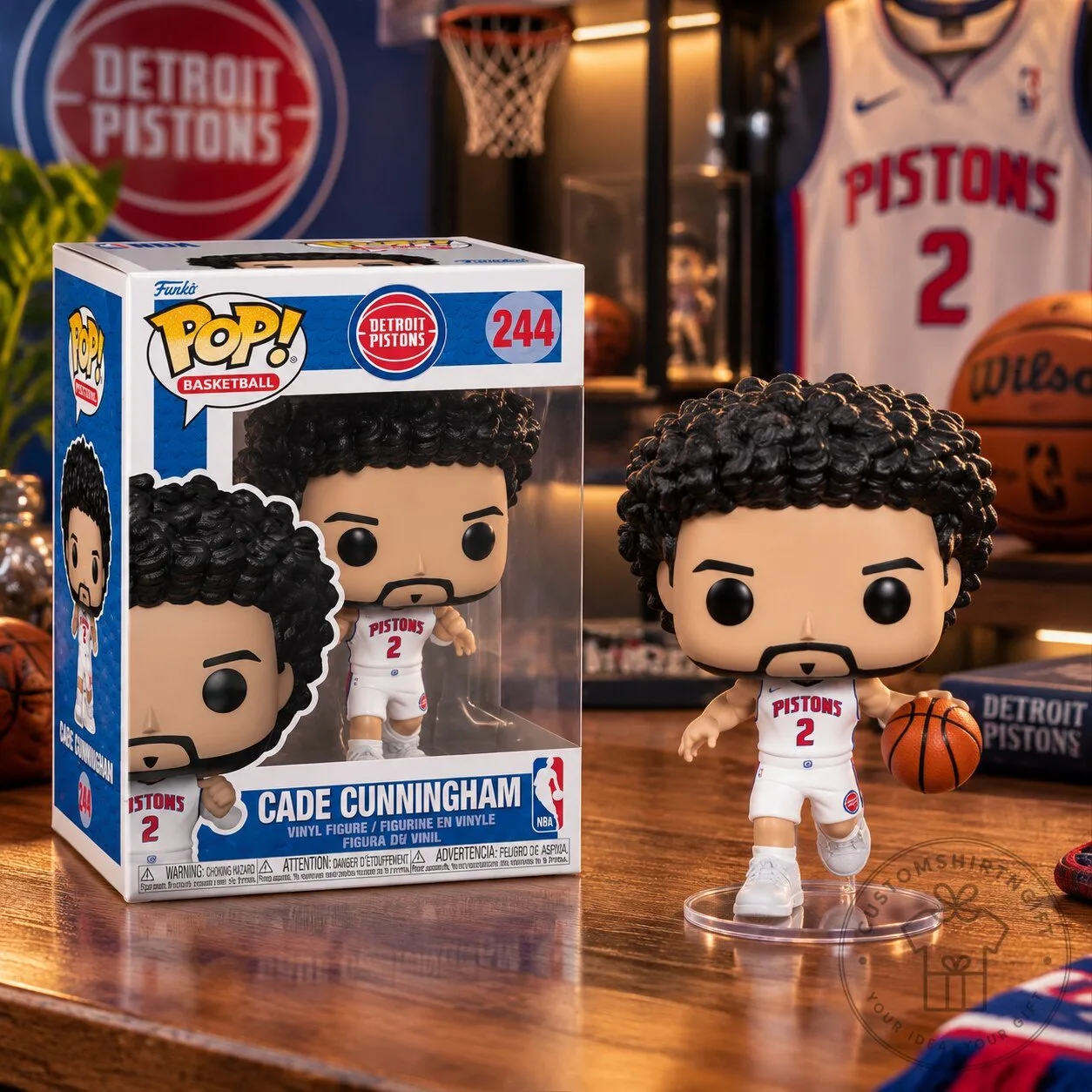 Funko Pop Basketball Cade Cunningham Detroit Pistons Vinyl Figure