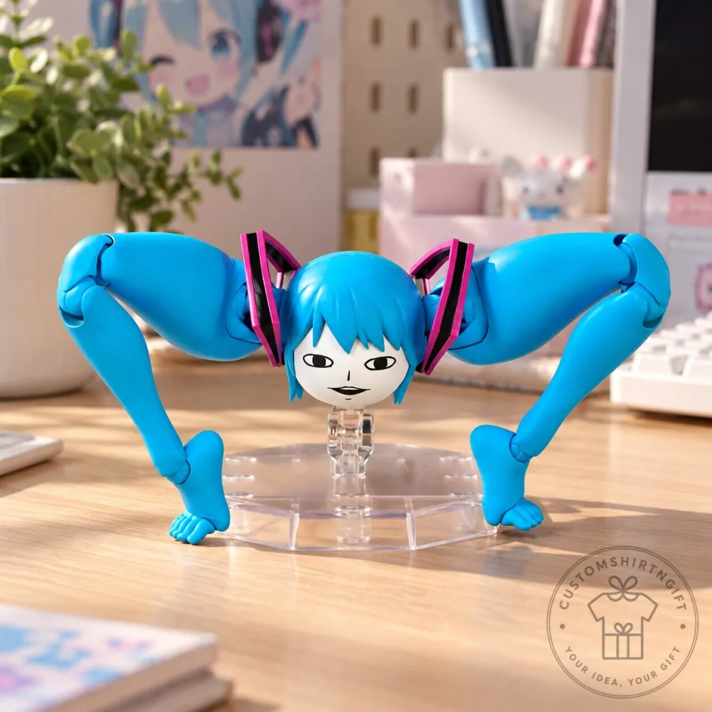 Hatsune Miku Meme Action Figure Flexible