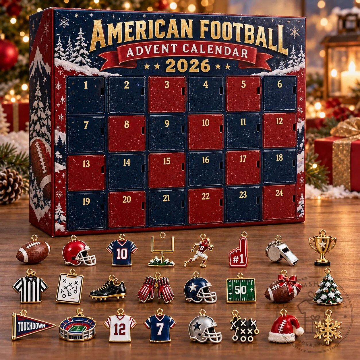 American Football Advent Calendar 2026 24 Days Christmas