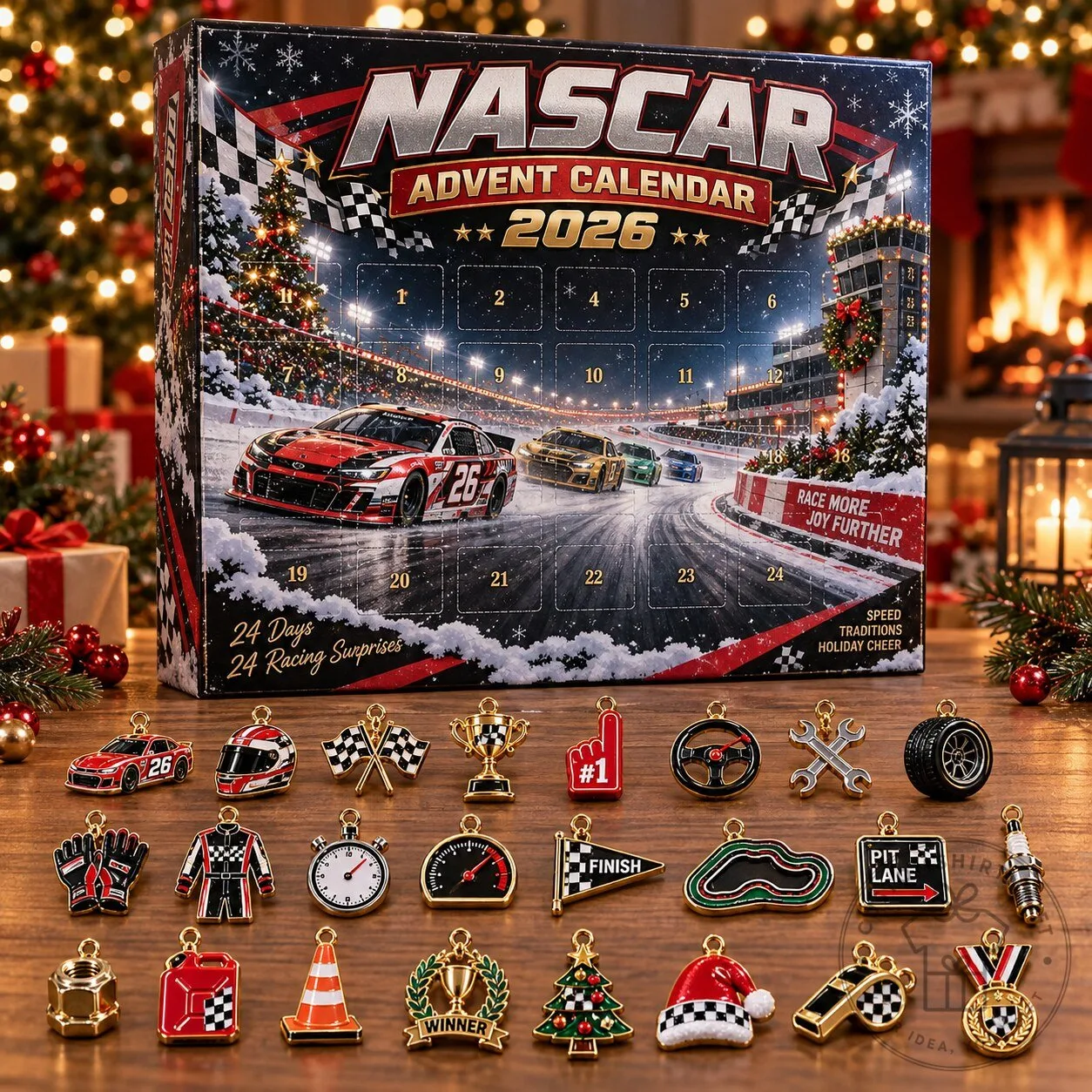 NASCAR Advent Calendar 2026 24 Days Christmas