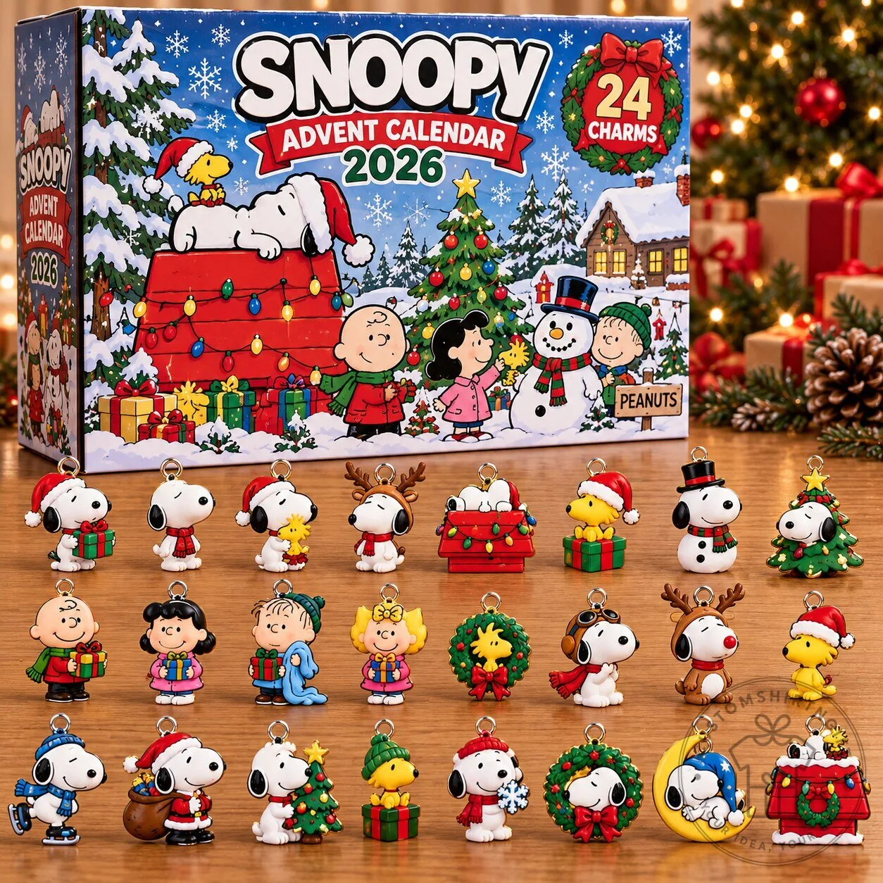 Snoopy Advent Calendar 2026 24 Days Christmas Countdown