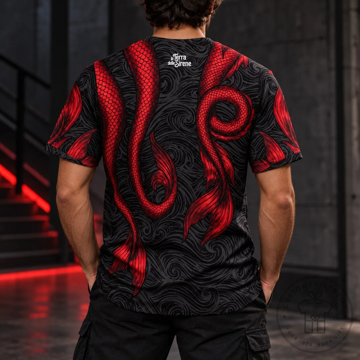 SORRENTO 26/27 Ligea Jersey Red Black Dragon