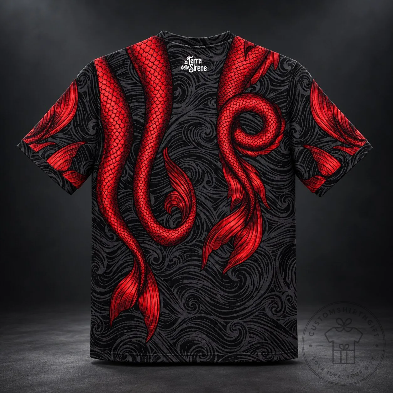 SORRENTO 26/27 Ligea Jersey Red Black Dragon 10 SORRENTO 26/27 Ligea Jersey Red Black Dragon