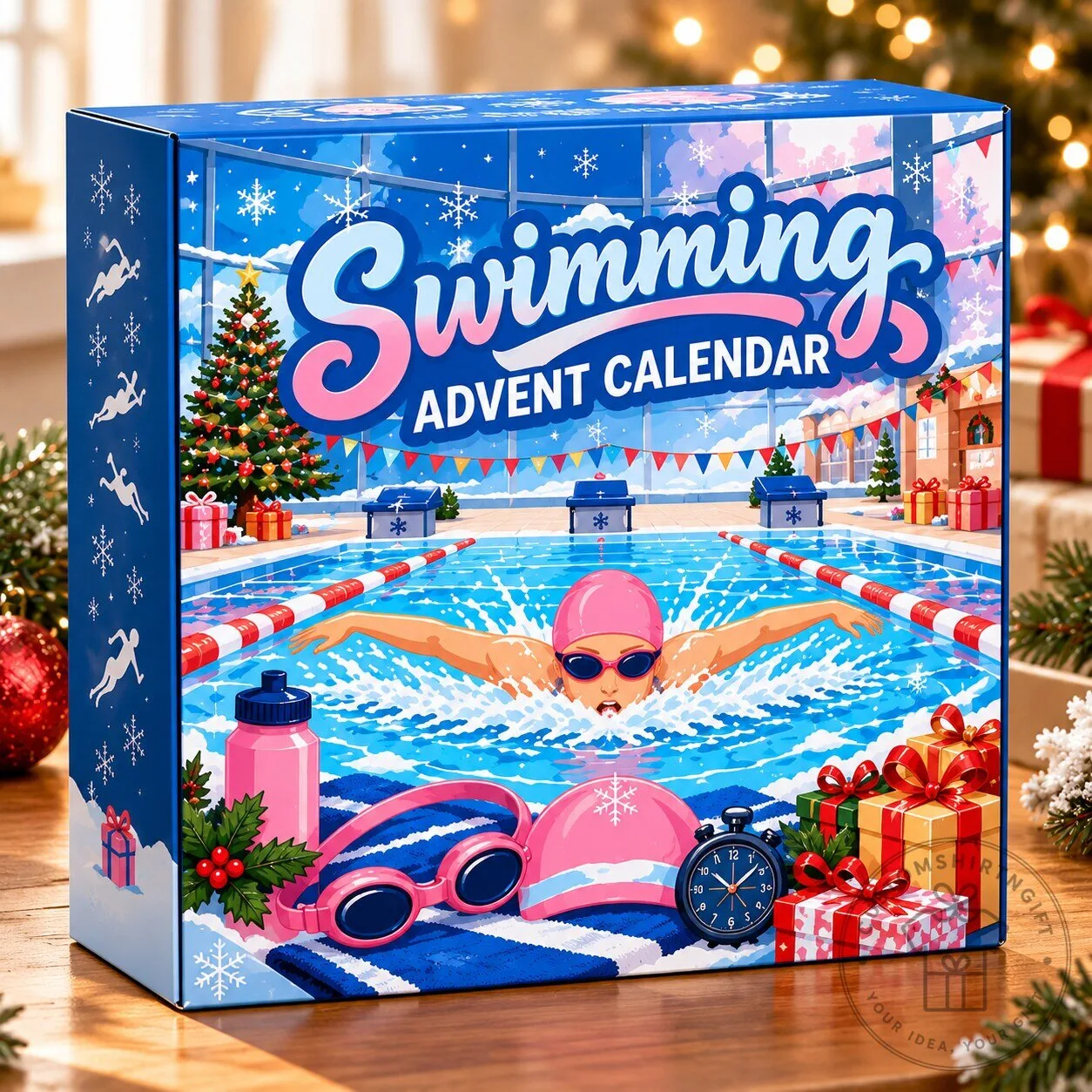 Swimming Advent Calendar 2026 24 Days Christmas Charms Gift 9 Swimming Advent Calendar 2026 24 Days Christmas Charms Gift