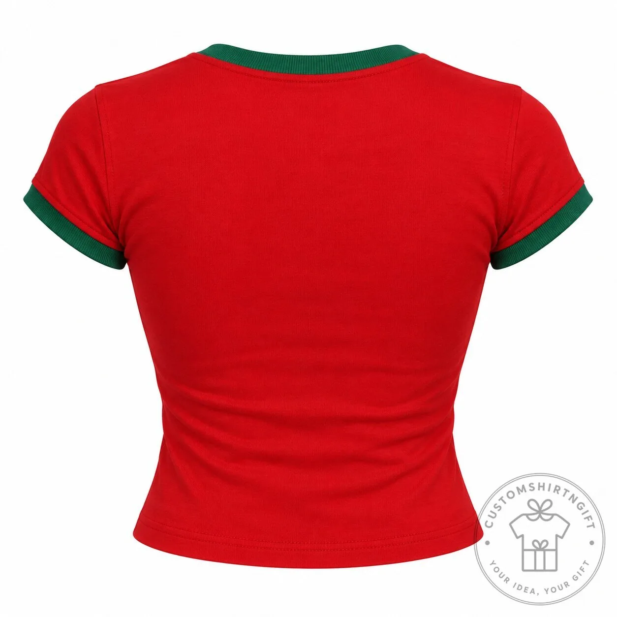 Madalena Aragao Portugal Red Green Ringer Baby Tee 10 Madalena Aragao Portugal Red Green Ringer Baby Tee